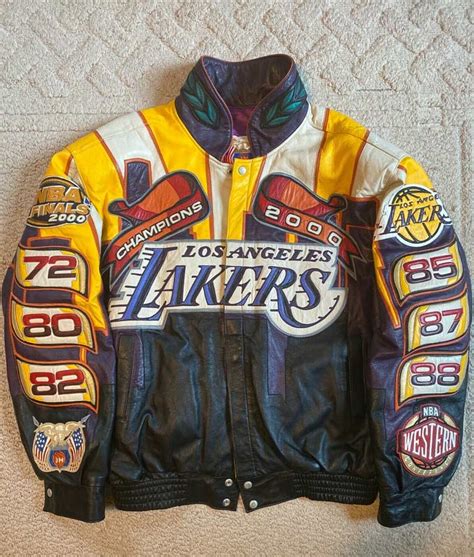 vintage lakers championship jacket